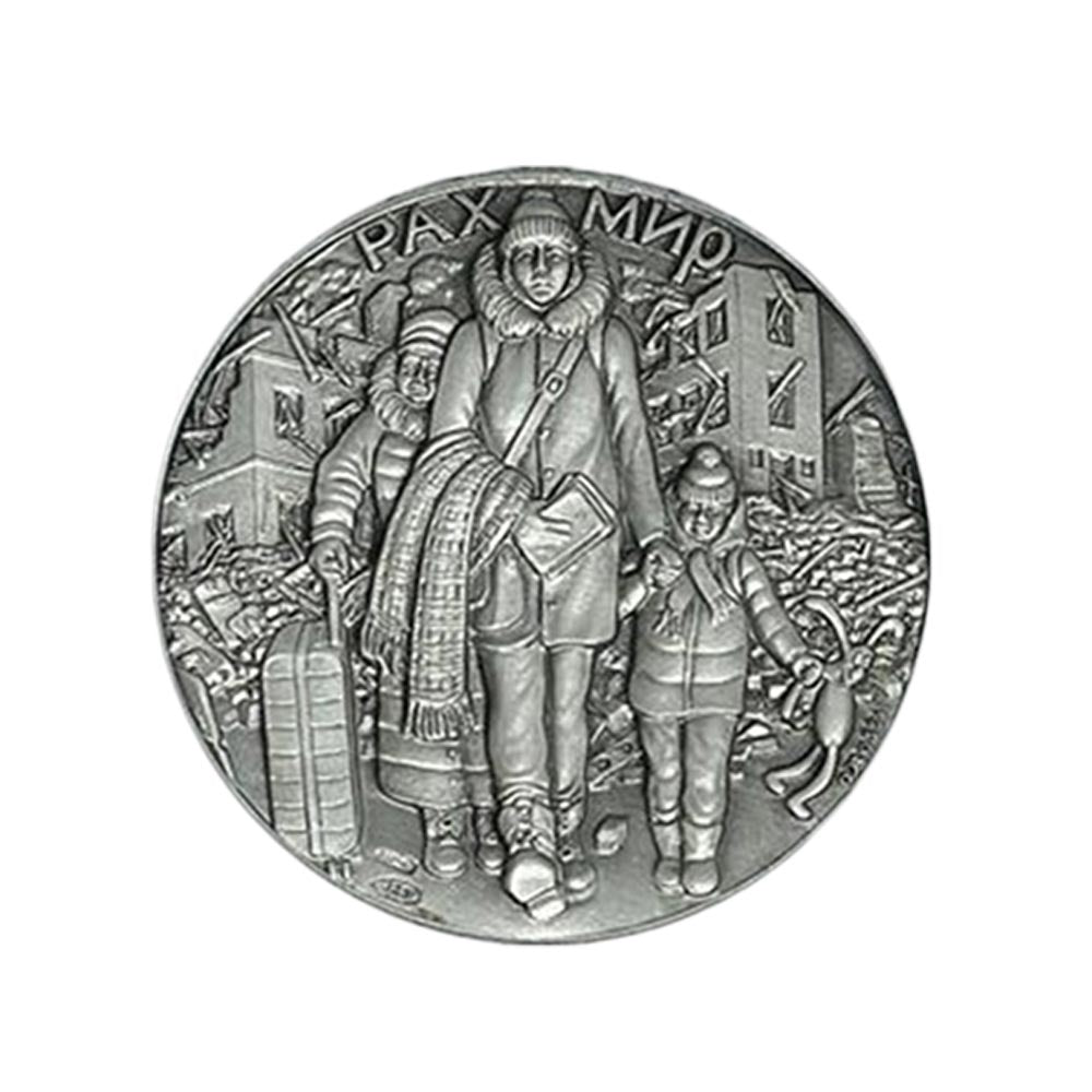 Vatican medal - "Peace in Ukraine and Charity" Money - 2022