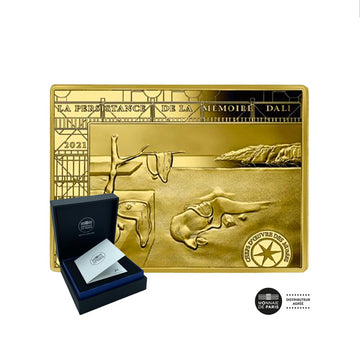 50 euro salvador dali persistance de la mémoire or