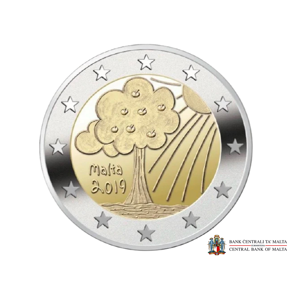 Malte 2019 - 2 Euro Commémorative - Nature and Environment