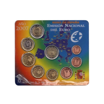 Miniset Espanha - Nacional Del Euro - BU 2007 Emisão