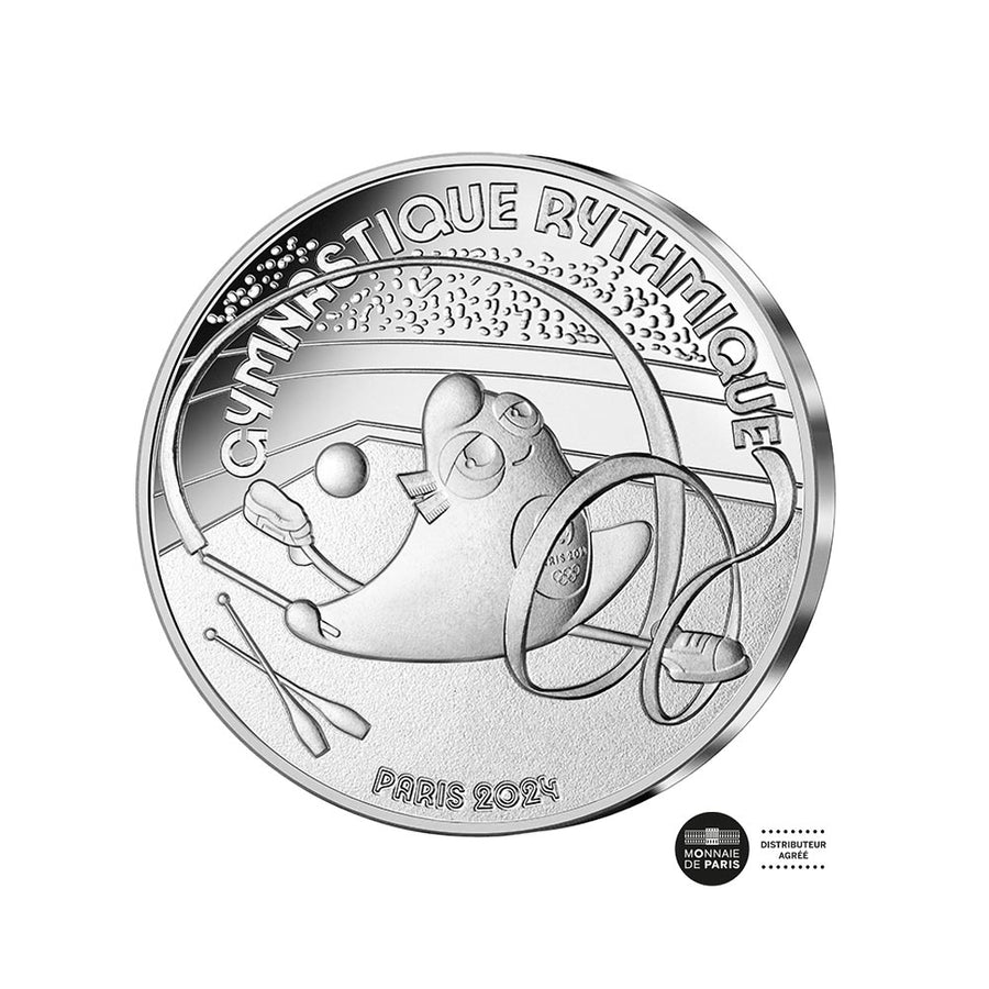 Jeux Olympiques de Paris 2024 - La Gymnastique Rythmique (7/9) - Monnaie de 10€ Argent - Vague 1