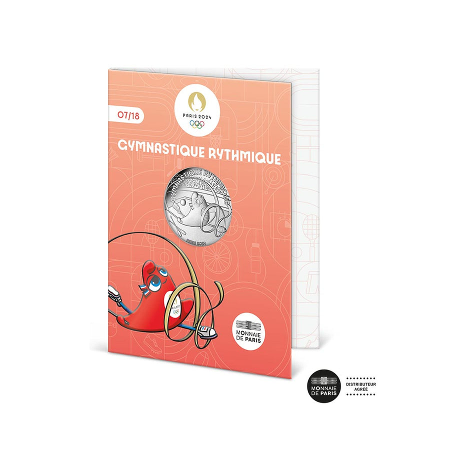 Parijs 2024 Olympische Spelen - Rhythmic Gymnastics (7/9) - Valuta van € 10 geld - Wave 1