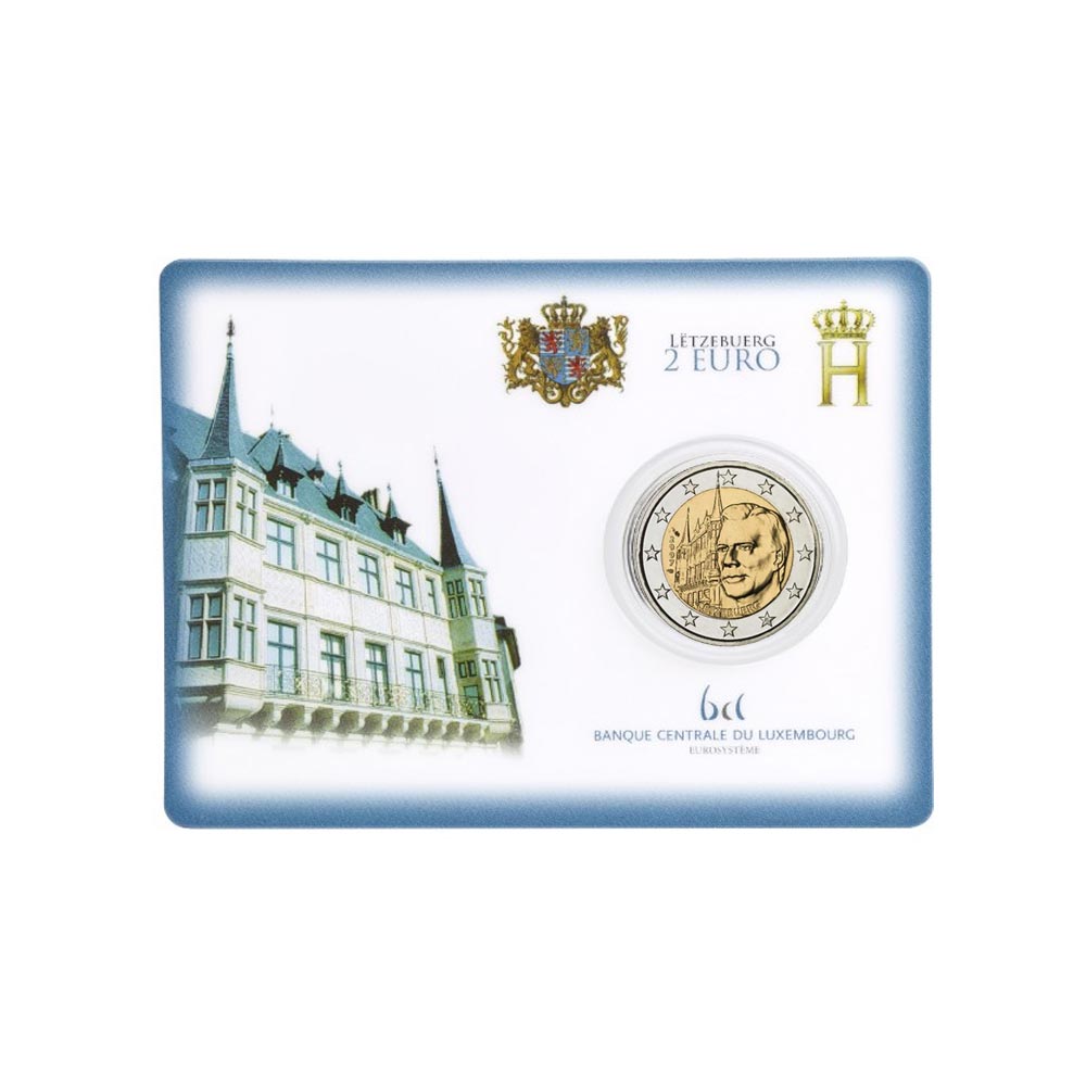 Coincard Luxembourg 2007 - 2 Euro comemorativo - Palais du Grand -Ducal Guillaume IV