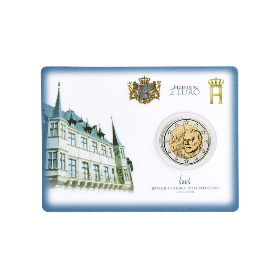 Coincard Luxemburg 2007 - 2 Euro Gedenk - Palais du Grand -Ducal Guillaume IV