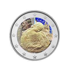 Saint-Marin 2021 - 2 Euro Commémorative - Caravaggio - Colorisée