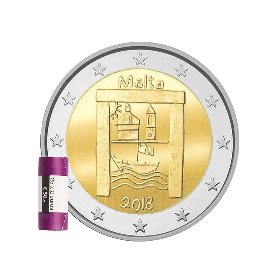 Malta 2018 - 2 Euro Commemorative - Eredità culturale