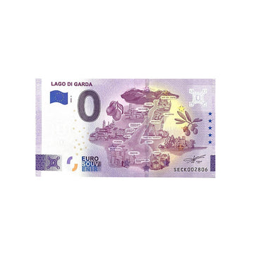Billet souvenir de zéro euro - Lago di Garda - Italie - 2022