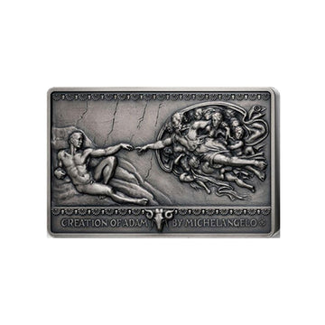 Creation of Adam by Michelangelo Buonarroti - 25 dollars - 999% money - 2022