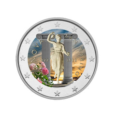Saint-Marin 2022 - 2 Euro Commémorative - Canova - Colorisée #4