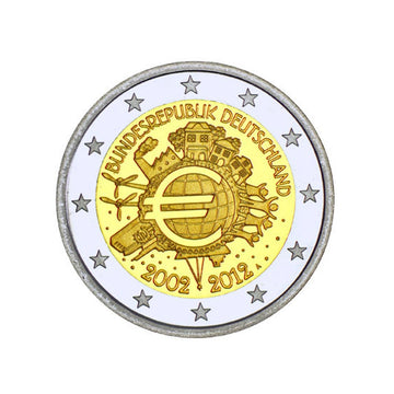Germany 5 workshops 2012 - 2 euro commemorative - 10 years of the euro