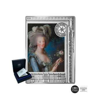 marie antoinette a la rose 10 euro argent BE 2023