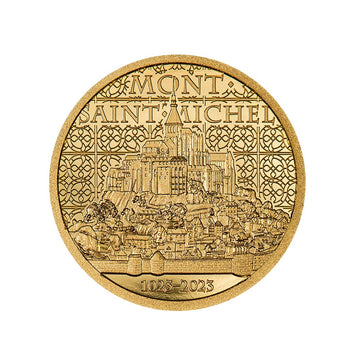 Mont -Saint -Michel - Currency of 5 dollar gold - BE 2023