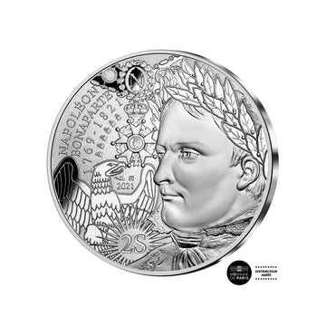 Napoléon 1er - Monnaie de 100€ Argent - Bicentenaire de sa disparition - 2021