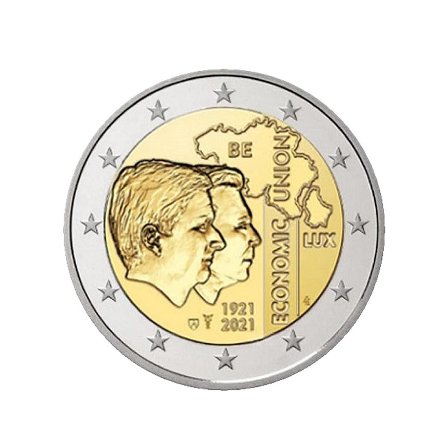 Belgium 2021 - 2 Euro commemorative - Economic Union