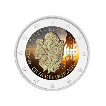 Vatican - 2 Euro commemorative - 25th anniversary of the death of Mother Teresa de Calcutta - BE 2022