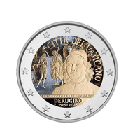 Vatican 2023 - 2 Euro Commémorative - 500 ans de la mort du Pérugin - Colorisée