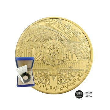 UNESCO - Musée d'Orsay en Petit Palais - 5 € Gold Currency - Be 2016