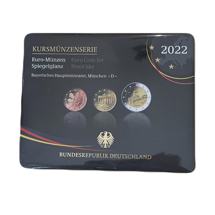 Kursmünzenserie - München werkplaats D - Be Duitsland 2022