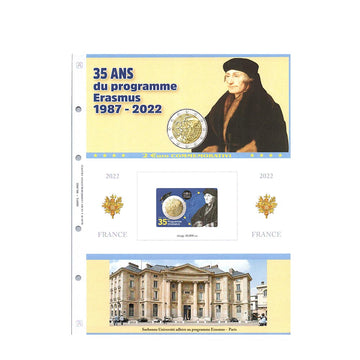 Blätter Album 2019 bei 2022 - Coincard - Frankreich