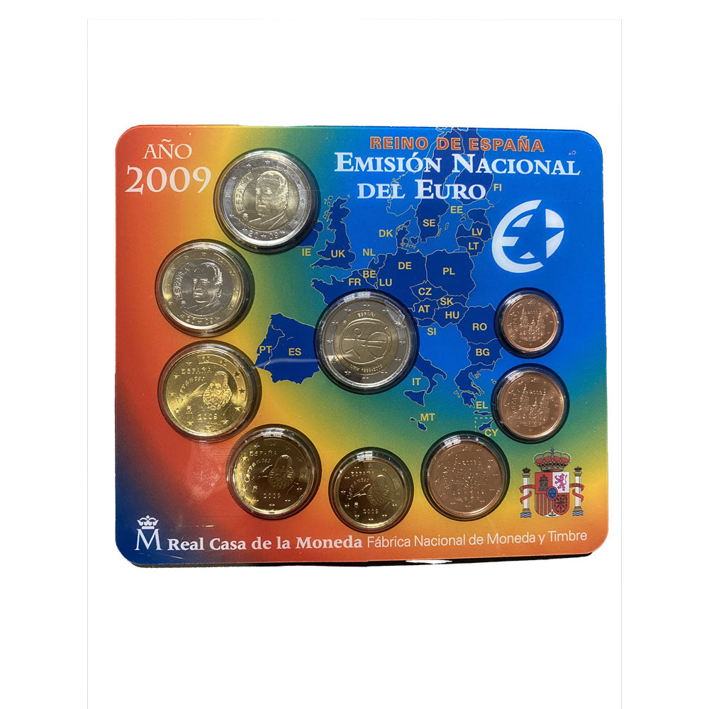 Miniset Espagne - Emision Nacional del Euro - BU 2009