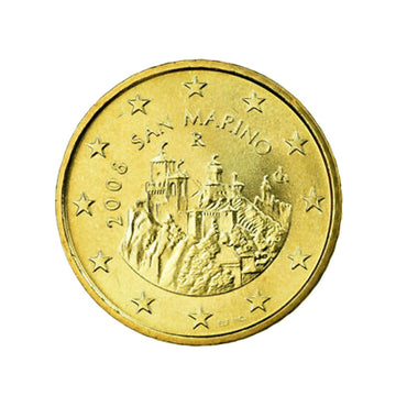 Rolo de 40 peças de 50 centavos - Saint Marin -2008