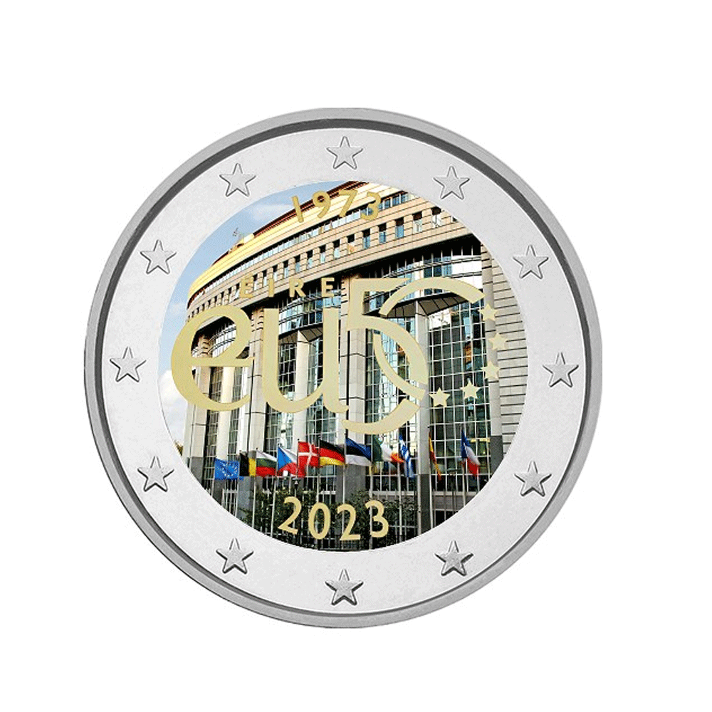 Irlanda 2023 - 2 Euro Commemorative - 50 ° anniversario dell'adesione all'UE