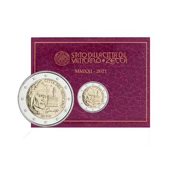 Vatican 2021 - 2 Euro Commémorative - Dante Alighieri - BU