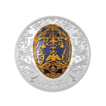 Peter Carl Fabergé Tsarevich Egg 1000 togrog argent 2023