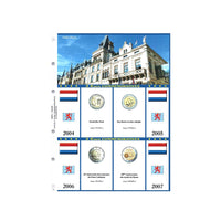 Sheets album 2007 to 2022 - 2 Euro commemorative - Luxembourg