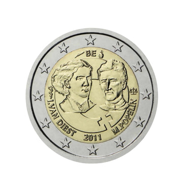 België 2011 - 2 euro herdenkingsmedicatie - damesrechtendag