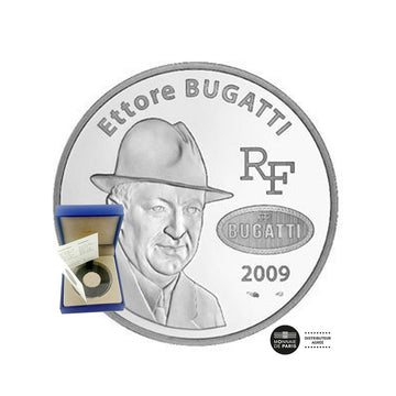 Ettore Bugatti - Currency of € 10 money - BE 2009