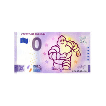 Billet souvenir de zéro euro - L'aventure Michelin - France - 2023