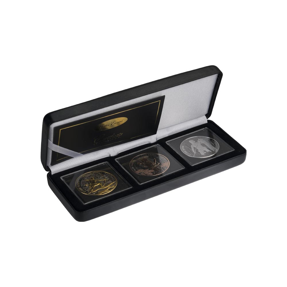 Golden Enigma Premium - Robin Hood - Lot de 3 monnaies de 2 Pounds Argent - BU 2021/2022