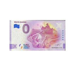 ⁣⁢0 eurós emlékbankjegy - Delta Dunarii - Románia - 2022⁤⁣
