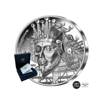 shakespeare 20 euro argent BE 2022