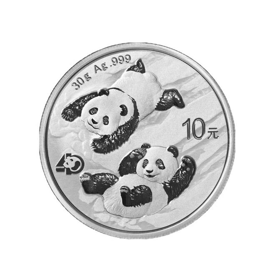 Panda - valuta di 10 yuan argento - BU 2022
