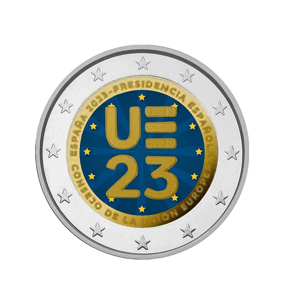 Espanha 2023 - 2 euros comemorativa - Presidência espanhola do Conselho da União Europeia