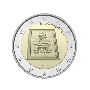 Malta - 2 Euro commemorative - Republic of Malta from 1974 - BE 2015