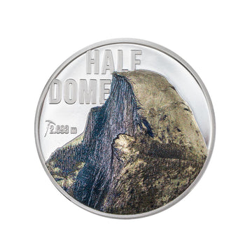 Moutains - Half Dome - Valuta van 10 dollar zilver - Be 2023
