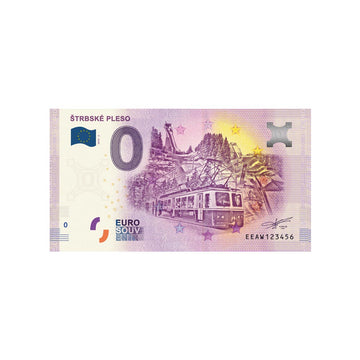 Souvenir -Ticket von Null bis Euro - Strbske PLESO - Slowakei - 2019