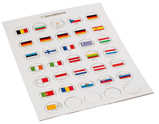 Appropriate flag token for 2 Euro Capsules 26.