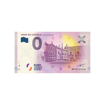 Biglietto souvenir da zero euro - Viana do castelo - Portogallo - 2019