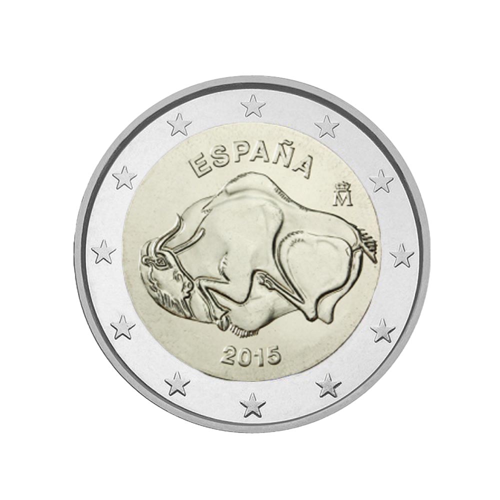 espagne 2015 grotte d'altamira 2 euro