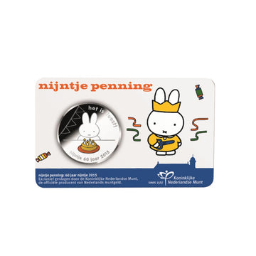 Netherlands Coincard - 60 years of Miffy - BU 2015