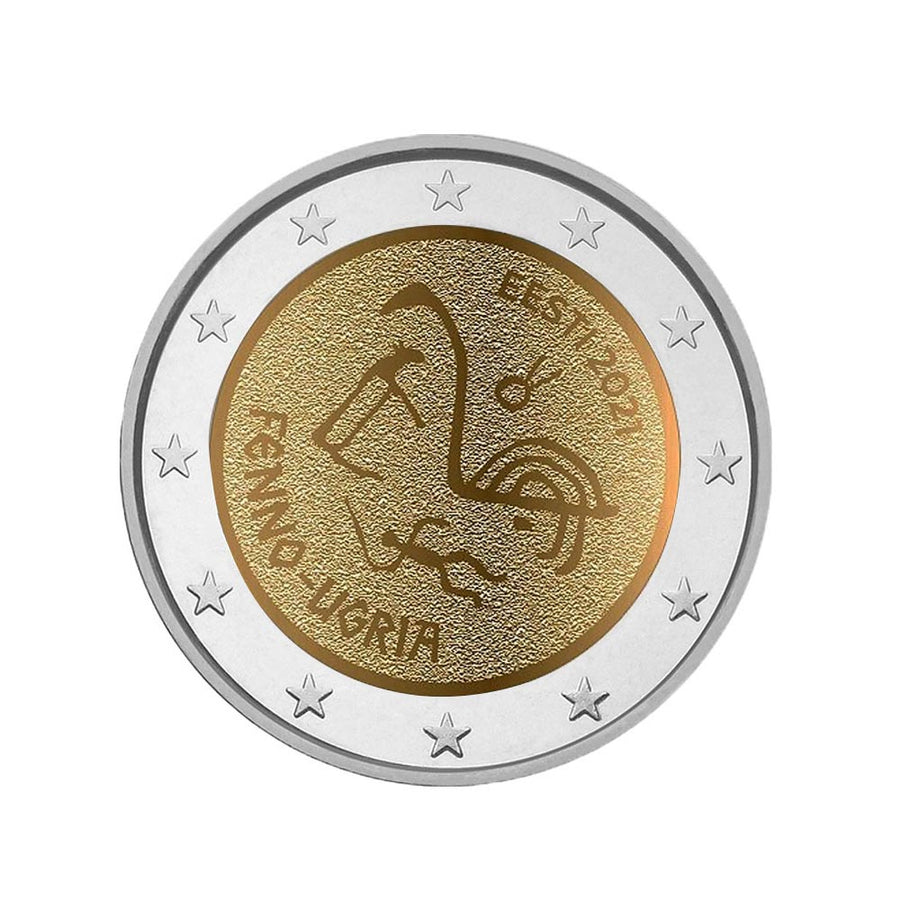 Estonia 2021 - 2 Euro Commemorative - Finno -ugrians Peoples - BU