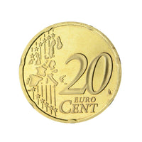 Rolo de 40 peças de 20 centavos - Saint Marin - 2008