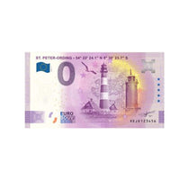 Billet souvenir de zéro euro - St. Peter-Ording - Allemagne - 2022