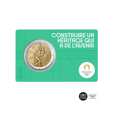 Jeux Olympiques de Paris 2024 - 2€ Commémorative BU 4/5 - Année 2