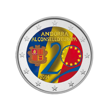 Andorre 2014 2 euro conseil européen