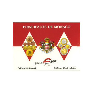 Miniset Monaco 2001 - General Treasury of Finance - BU